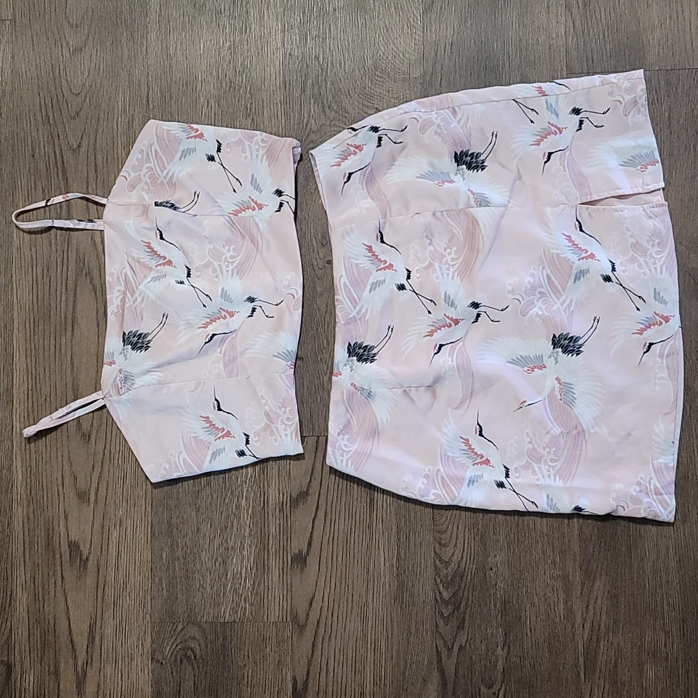 Oriental Print 2 piece
